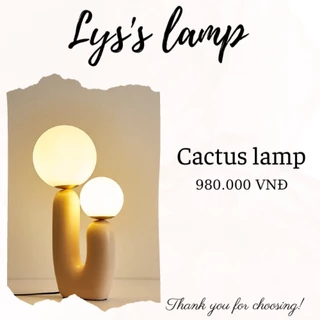 đèn trang trí/ Cactus Lamp