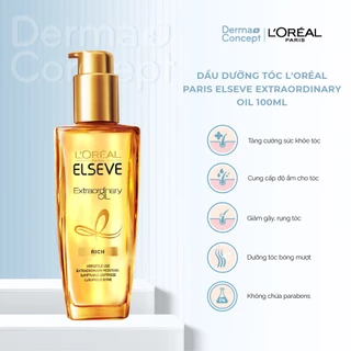 Dầu dưỡng tóc chiết xuất tinh dầu hoa tự nhiên L'Oreal Paris Elseve Extraordinary Oil 100ml [NHẬP KHẨU CHÍNH HÃNG 100%]