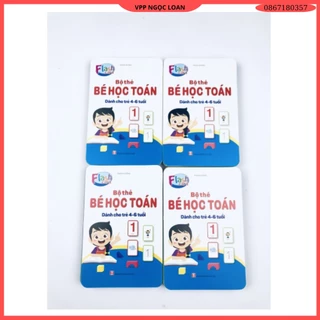 Bộ Thẻ Học Toán Cho Bé Nhận Biết Con Số( khổ to)