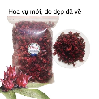 Trà hoa atiso đỏ nguyên bông sấy khô loại 1 (trà hoa hibicus, trà hoa dâm bụt nguyên bông 1kg)