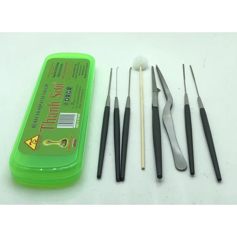 [Top Value] Bộ 8 món lấy ráy tai Thanh Sơn - Mẫu Hộp nhựa