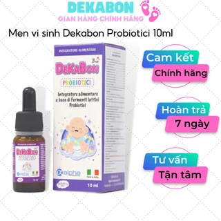 Men Vi Sinh Cho Bé Dekabon Probiotic Hộp 10ml Dạng Giọt Bổ Sung Lợi Khuẩn, Tăng Cường Hệ Tiêu Hóa Kích Ăn Cho Bé