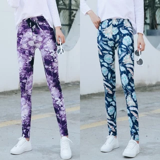 Quần Legging Thể Thao Lưng Cao Co Giãn Mẫu Mới 2023 Thời Trang Xuân Thu Cho Nữ