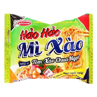 5 gói Hảo hảo mì xào tôm chua ngọt ( gói 75g )