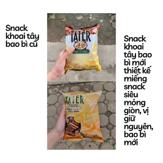 Bim Bim Snack Khoai Tây Miếng TATER Oishi 35/40g-Ăn Vặt Sumo Snack