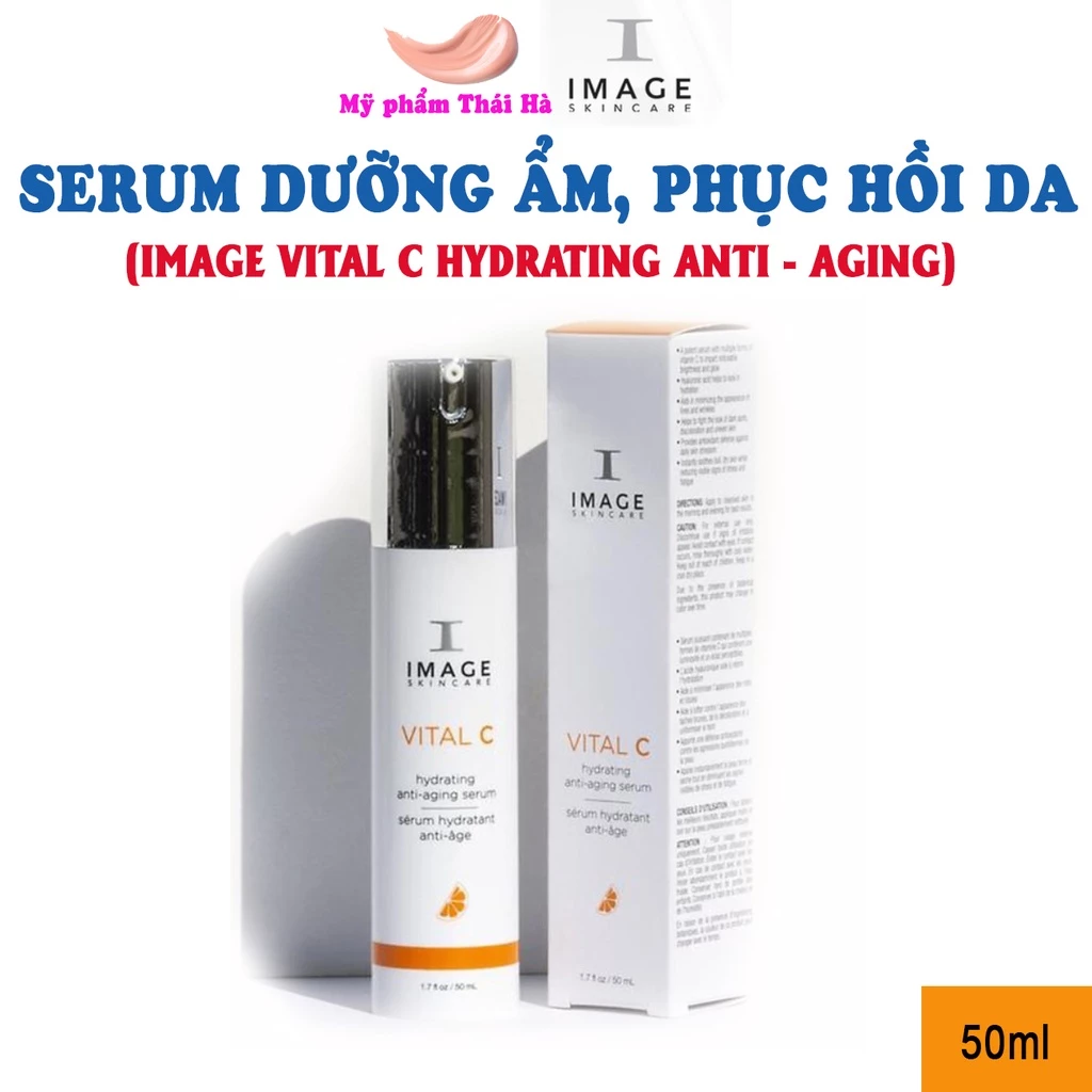 Serum Dưỡng Ẩm Và Giảm Kích Ứng Da Image Skincare Vital C Hydrating Anti Aging Serum 50ml