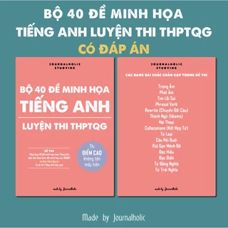 Sổ Tay 40 Đề Tiếng Anh - Journalholic