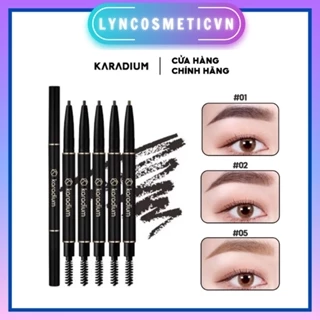 [5 MÀU] Chì Kẻ Mày Nét Mảnh, Lâu Trôi Karadium Auto Eyebrow Pencil 0.18g màu sắc đẹp, trong suốt, nhìn tự nhiên