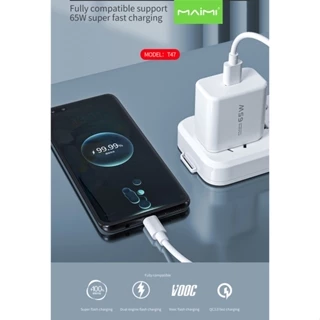 Củ sạc nhanh 65W hỗ trợ sạc nhanh VOOC oppo , oneplus , Quick charge 3.0 samsung ....