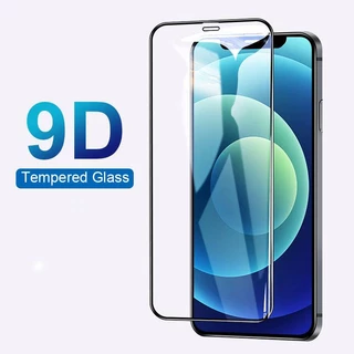 Kính Cường Lực 9D Bảo Vệ Toàn Màn Hình Cho iPhone 14 13 12 11 Pro Max Mini Plus 6 6s 7 8 Plus SE 2020 2022 X Xs XR Max