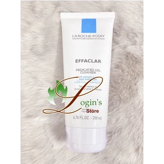 [Bill Mỹ] Sửa rửa mặt cho da mụn La Roche - Posay Effaclar Medicated Gel Acne Face Wash 200ml