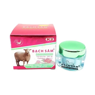 Kem mụn trắng da giảm thâm mờ sẹo làm dịu da mỹ phẩm Bạch Sâm k2 (18g)