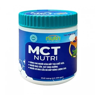 MCT NUTRI Bột Bổ Sung Chất Béo Lành Mạnh Cho Người Kém Hấp Thu Chất Béo, Người Nhẹ Cân Và Người Cần Bù Đắp Năng Lượng Ca