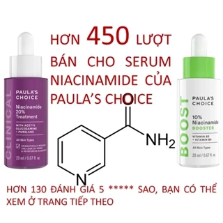 20% 10% Niacinamide tinh chất kiềm dầu giảm mụn trợ thâm sáng da cho da dầu mụn nhạy cảm