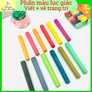 Phấn màu viết bảng I Phấn lục giác Ánh Dương