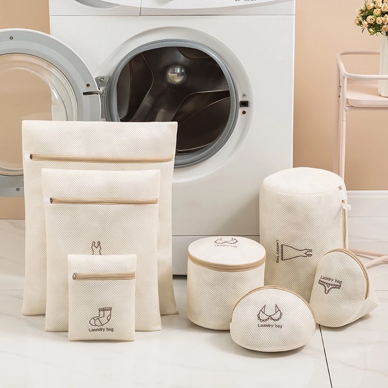 SET 6 Túi giặt đồ máy giặt 3 lớp bảo vệ quần áo, đồ lót
