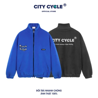 Áo khoác local brand Black Sheep City Cycle lông cừu form rộng oversize unisex