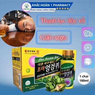 Nước giải rượu CHOA ARTICHOKE GOLD Hàn Quốc giúp phân giải nồng độ cồn nhanh chóng - Chai 100ml