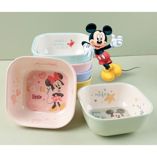 Tô Chén Dĩa Khay Ăn Dặm Cho Bé Disney Mickey Elsa (Chất liệu Melamine)