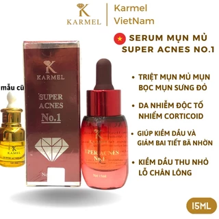 Serum Kiềm Dầu, Thu nhỏ lỗ chân lông, Mờ thâm, loại bỏ mụn viêm 10ml - Super Acnes No.1 Kamel (Karmel)