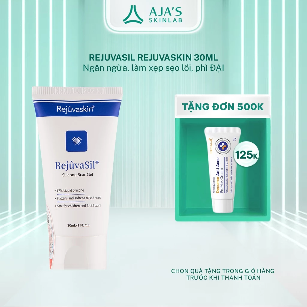 Gel ngăn ngừa, làm xẹp sẹo phì đại Rejuvasil REJUVASKIN 30ml - AJA'S SKINLAB