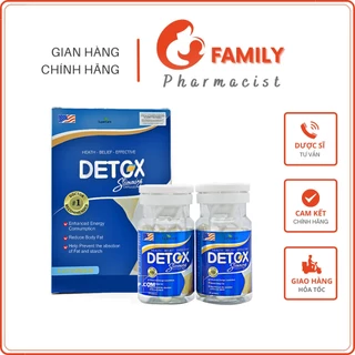 Giảm cân Detox Slimming 2 lọ x 21 viên - Nhập khẩu Hồng Kông