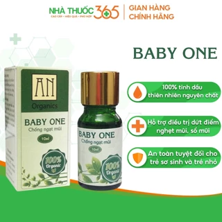 Tinh Dầu Chống Ngạt Mũi, Sổ Mũi Thành Phần Thiên Nhiên An Toàn Cho Bé Baby One An Organic - 5ml Và 10ml