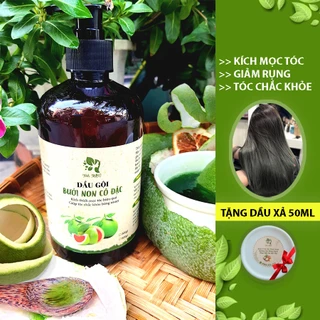 Dầu gội Buởi Non mọc tóc nhanh, mềm mượt, bồng bềnh (Tặng dầu xả)