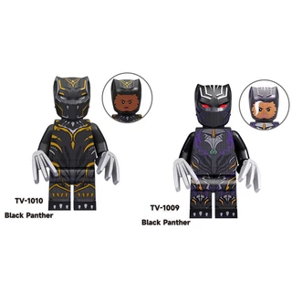 Minifigures Nhân Vật Black Panther Trong  DC MCU TV1009 TV1010 - Đồ Chơi Lắp Ráp Mini