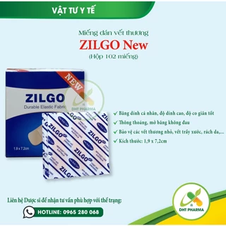 Băng Gâu ZILGO ,Miếng Dán Vết Thương, Băng Cá Nhân Urgo, Băng Y Tế Sơ Cứu Vết Thương (hộp 102 miếng)