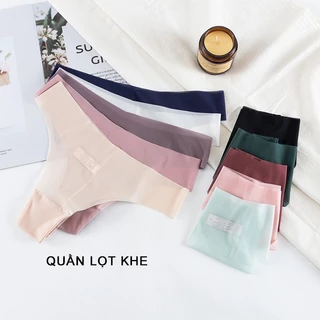 combo 4 quần lót lọt khe chất thun lưới mềm nhẹ mát không lộ viền