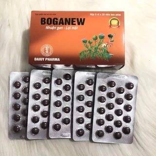 Bổ gan BOGANEW hộp 100 viên - Bổ gan - lợi mật - Tăng cường chức năng gan