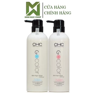 Dầu gội xả CHC GOCOLOR hàn quốc 500ml phục hồi, giữ màu, giảm rụng, kích mọc tóc