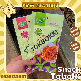 5 Gói Snack Hình Toboki Chua Cay, Bim Bim Xé Cay, đồ ăn vặt trẻ em