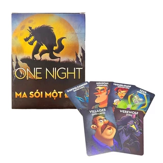 Bộ Thẻ Bài Ma Sói One Night Việt Hoá - Game Ẩn Vai Vui Nhộn Hấp Dẫn