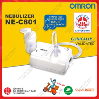 Máy xông khí dung OMRON NE-C801 ♻️ Dễ sử dụng, vệ sinh, bảo quản & hiệu quả xông cao, đặc biệt phù hợp trẻ nhỏ