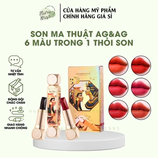 ( Chính Hãng)Son 6 Màu AGAG  Nữ Hoàng Ai Cập Siêu lì