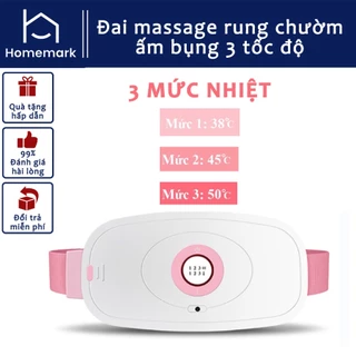 Đai Massage Làm Ấm Bụng, Máy Massage Giảm Đau Bụng Kinh Nguyệt, Điều Chỉnh Nhiệt Độ, 4 Tốc Độ Sưởi Ấm Nhanh