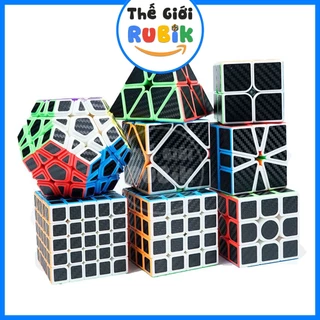 ✅Bộ Sưu Tập Khối Rubik Carbon MoYu Meilong 2x2 3x3 4x4 5x5 Tam Giác 12 Mặt Skewb Square-1 Megaminx Pyranminx