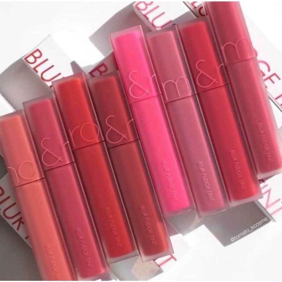 Son Kem Lì,Màu Chuẩn, Mịn Môi Romand Blur Fudge Tint.