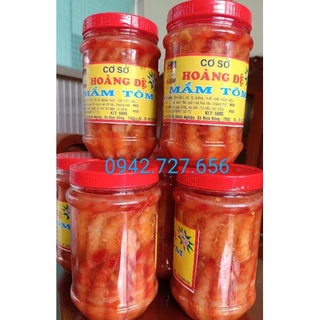 MẮM TÔM CHUA HOÀNG ĐỆ, Tôm sắp (HỦ NHỎ 500GR)