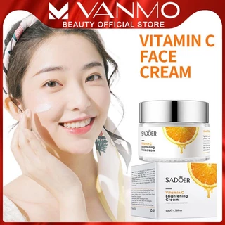 Kem Dưỡng Trắng Da Dưỡng Ẩm Vitamin C Làm Trắng Dưỡng Ẩm Tăng Độ Đàn Hồi Chống Lão Hóa SADOER 50g