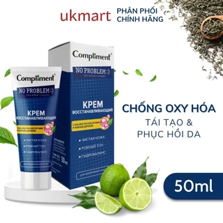 Kem Dưỡng Compliment No problem AHA-BHA-PHA Phục Hồi, Tái Tạo Da Dầu Mụn 50ml