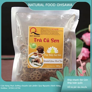 Trà củ sen Quy Nguyên gói 100g [Natural Food Ohsawa]