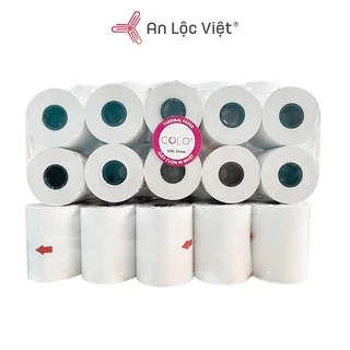 [SIÊU TIẾT KIỆM] COMBO 100 Cuộn Giấy in nhiệt, in bill K80x45mm - K57x45mm bọc màng co cho các máy POS in bill tính tiền