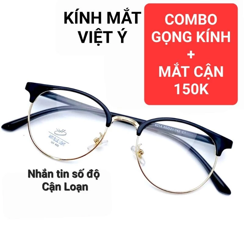 Gọng Kính Cận 6214 nhận cắt mắt cận viễn loạn