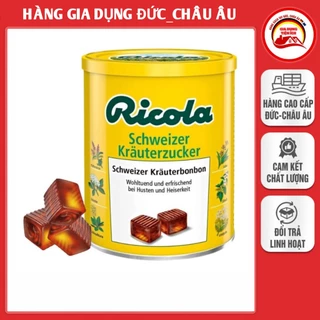 Kẹo ngậm ho Ricola hộp 250g, khản cổ, khàn tiếng, viêm họng, hay ho, ngứa rát cổ - Thuỵ Sỹ