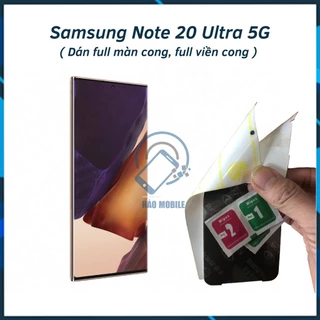 Dán dẻo PPF Samsung note 20 Ultra 5G - full màn trong suốt, chống nhìn trộm ppf