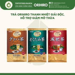 Trà Orihiro Diếp Cá, Lá Ổi, Genpi giúp thanh nhiệt, giải độc, hỗ trợ giảm mỡ thừa túi 60 gói [NHẬP KHẨU CHÍNH HÃNG 100%]