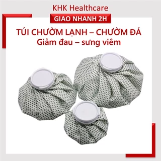 Túi chườm lạnh vải chấm bi size nhỏ - lớn (6inch - 9inch)